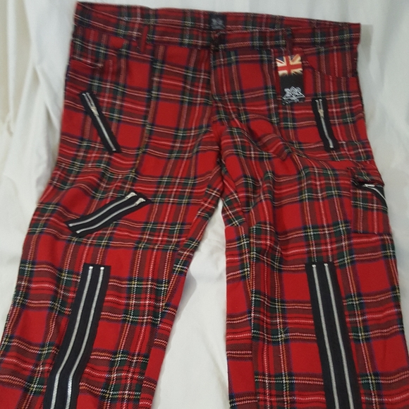 plaid skater pants